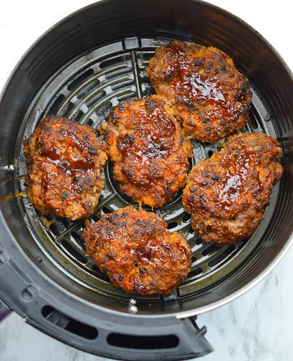 Air Fryer Loaded Mini Meatloaf