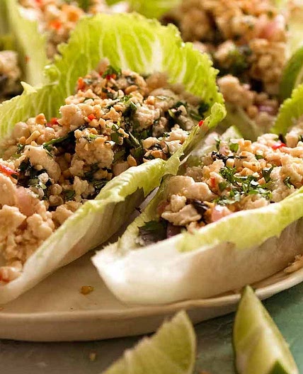 Thai Lettuce Wraps (Larb Gai, Laab Gai)
