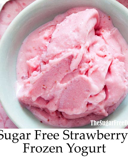 Sugar Free Strawberry Frozen Yogurt