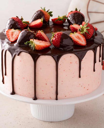 Chocolate Strawberry Cake