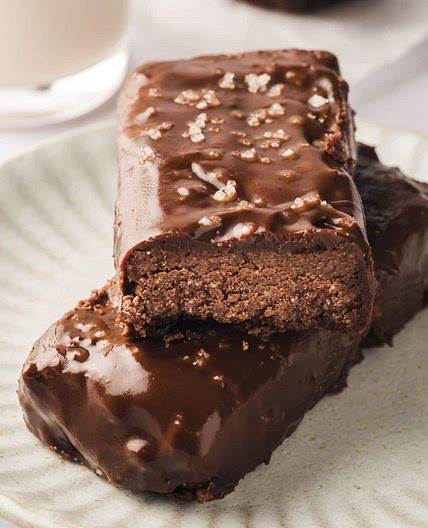 Double Chocolate Protein Bars Without Nuts
