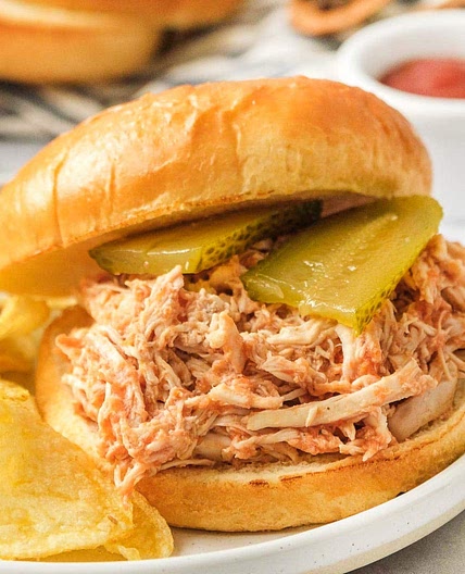 Slow Cooker Chicken Sloppy Joes (with a Tasty Homemade Sauce!)