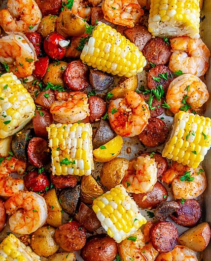 Sheet Pan Shrimp Boil