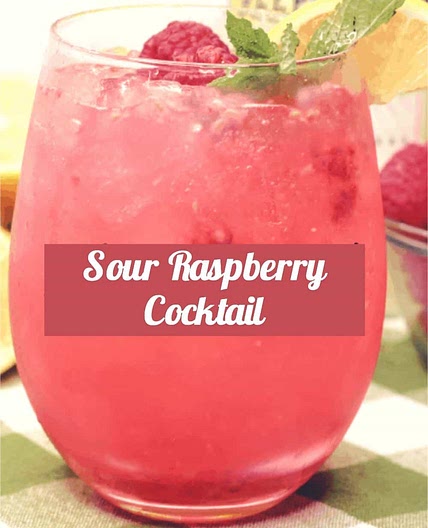 Sour Raspberry Cocktail