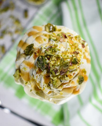 Caramel Pistachio Milkshake Recipe