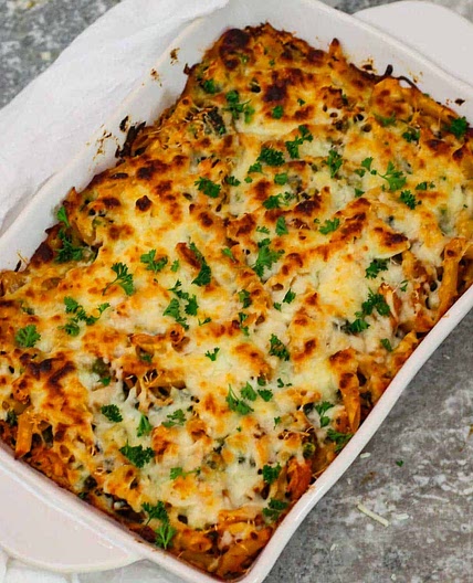 Turkey, Spinach Pasta Bake