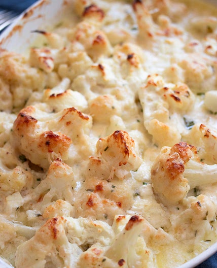 Cauliflower and Goat Cheese Gratin