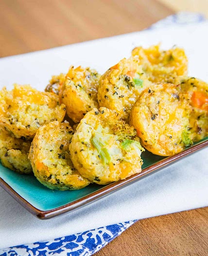 Cheesy Veggie Quinoa Bites