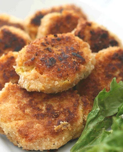 Sweet potato fish cakes