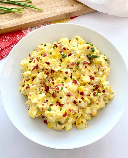 KETO DEVILED EGG SALAD