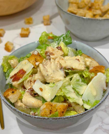 Chicken and Bacon Caesar Salad