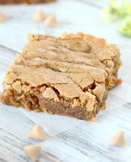 Chewy Butterscotch Zucchini Blondies