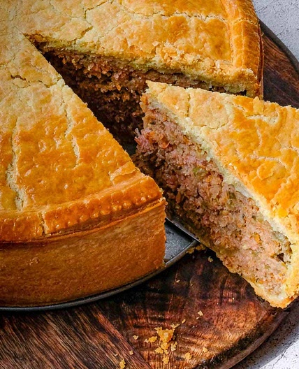 Tourtiere: French Canadian meat pie
