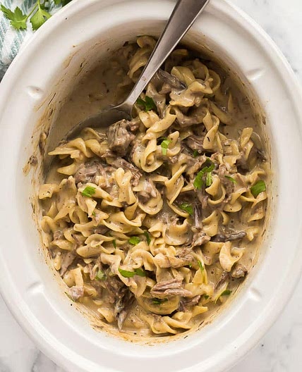 Crock Pot Beef and Noodles