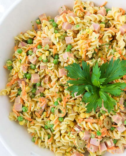Brazilian Pasta Salad with Mayo