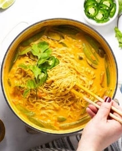 20 Minute Vegan Curry Ramen