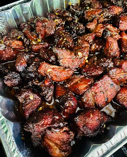 Caribbean Jerk Burnt Ends