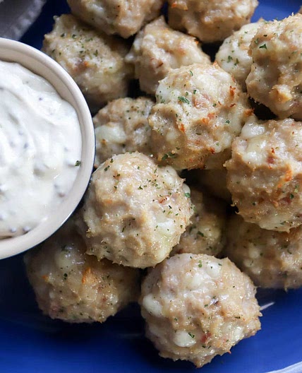 Chicken Cordon Bleu Meatballs
