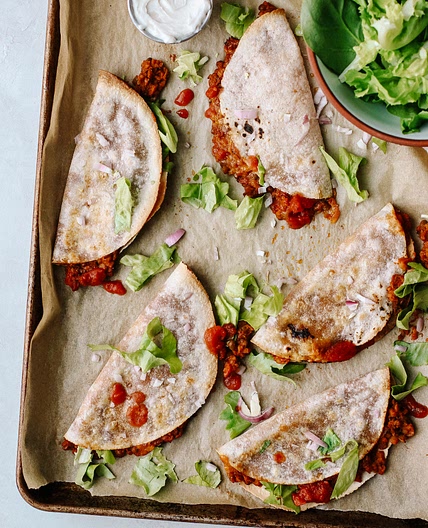 Crispy Lentil and Cauliflower Tacos