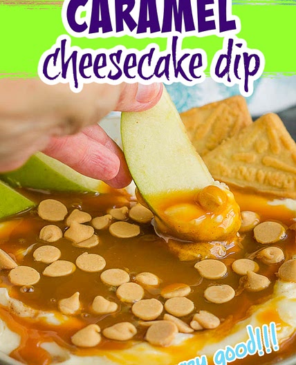 Easy Caramel Cheesecake Dip