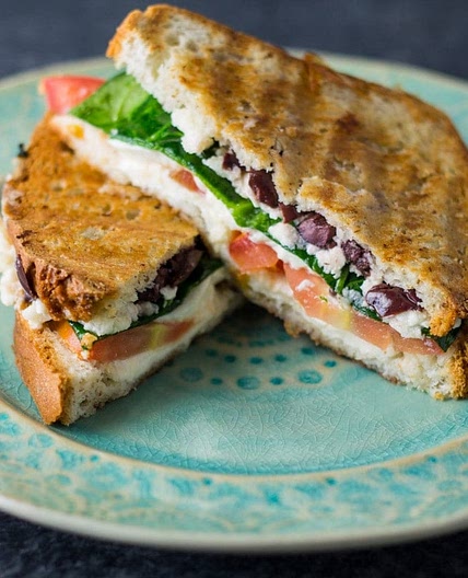 Low FODMAP Mediterranean Grilled Cheese