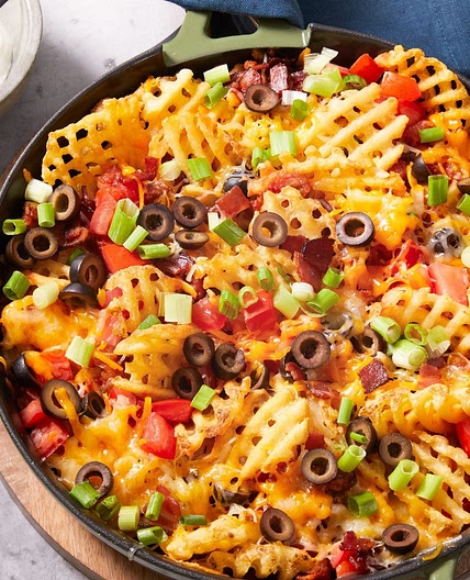 Waffle Fry Nachos