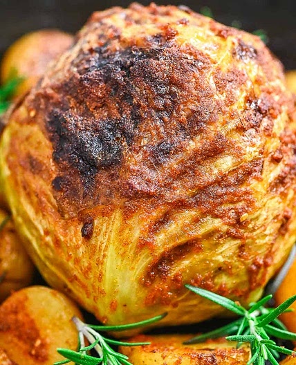 Whole Roasted Cabbage
