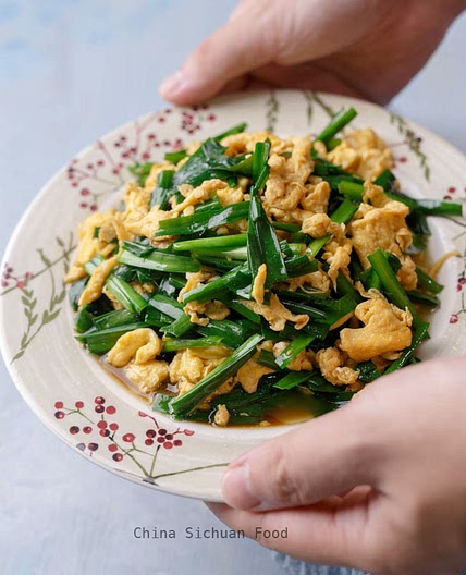 Chinese Chive and Egg Stir Fry