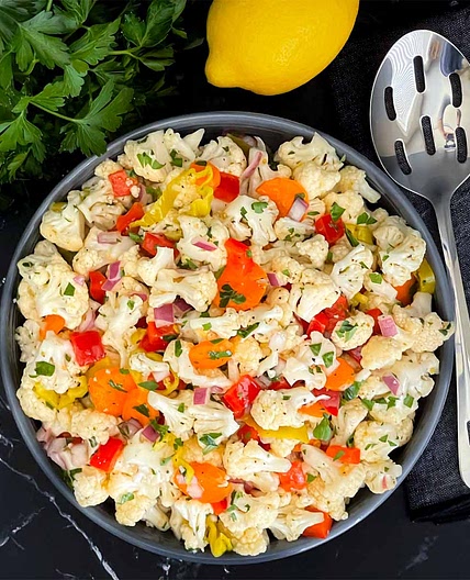 Marinated Cauliflower Salad