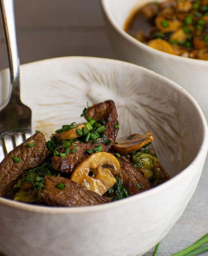 Beef and Bok Choy Stir Fry