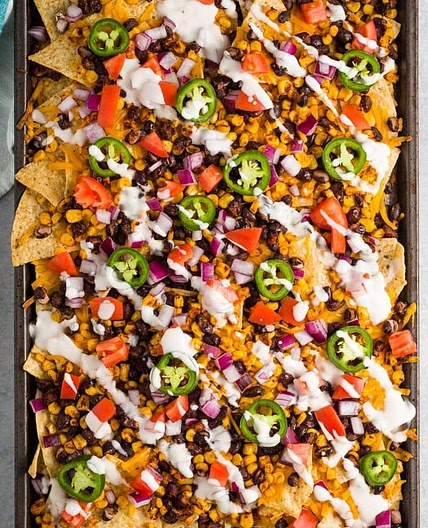 Vegan Sheet Pan Nachos