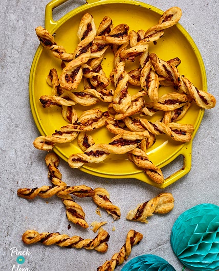 Cheese and Pickle Twists | Slimming & Weight Watchers Friendly