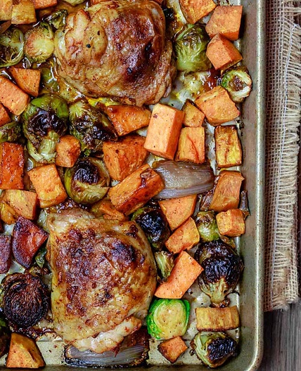 Sheet Pan Paprika Chicken and Vegetables