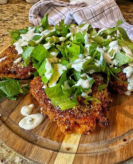 Chicken Caesar Cutlets