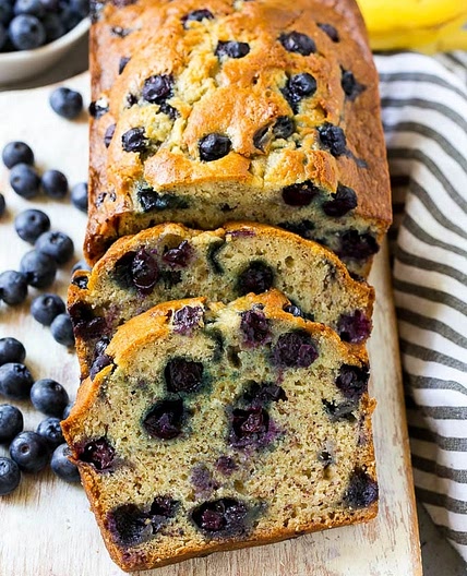 Blueberry Banana Bread
