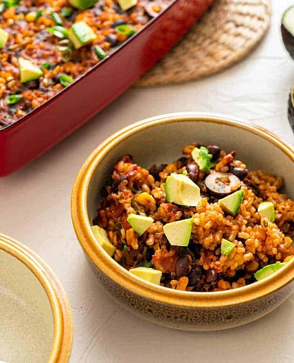 Chipotle Brown Rice Bake