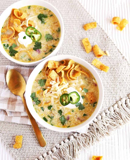 30-Minute Veggie White Chili