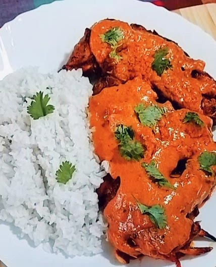 National Dish of Democratic Republic of Congo Poulet a la Moambe