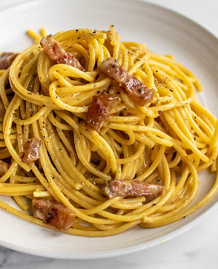 Authentic Bucatini Alla Carbonara