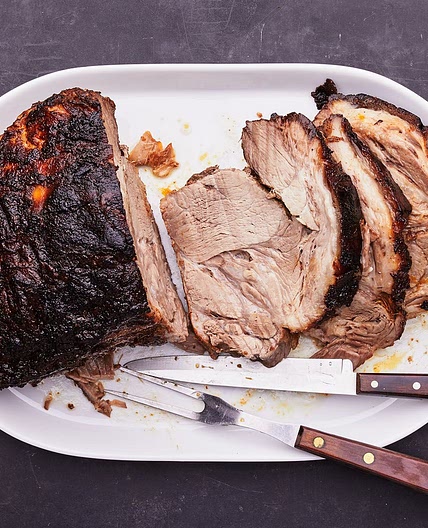 Burnt Orange and Coriander Roast Pork