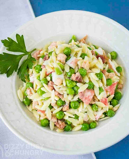 Crab Pasta Salad with Bacon