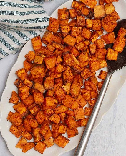Air Fryer Sweet Potato Cubes