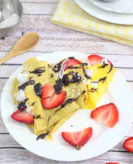 Low-Carb Protein Crepes