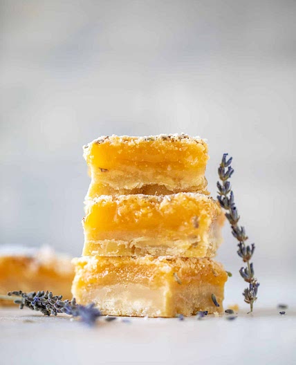 Lavender Lemon Bars