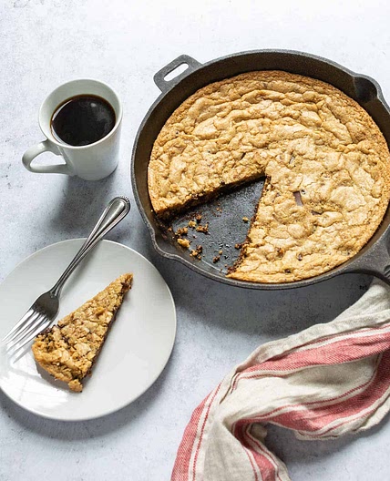 Gluten Free Dairy Free Chocolate Chip Skillet Cookie