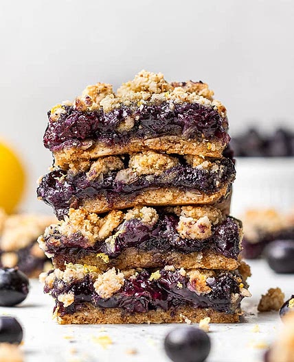 Blueberry Crumble Bars