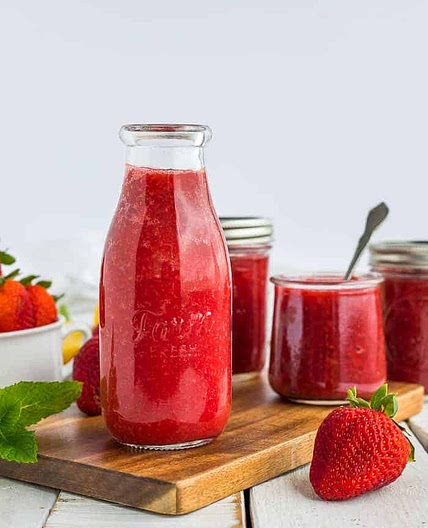 Homemade Strawberry Syrup