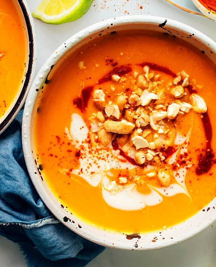 Instant Pot Butternut Squash Soup (Thai-Inspired)