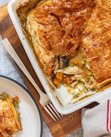 Leftover Chicken Pie Recipe
