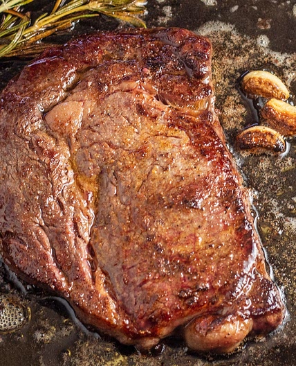 Wagyu Ribeye Steak (Perfectly Pan Seared)